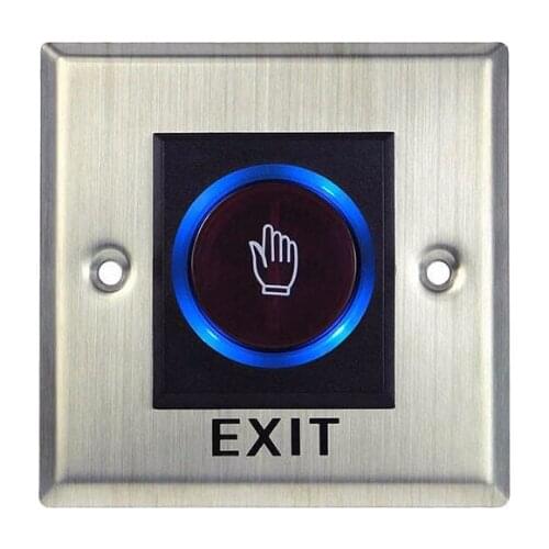 LED Indicator No touch Exit Switch Inductive Exit Button Sensor Access control DC12V
