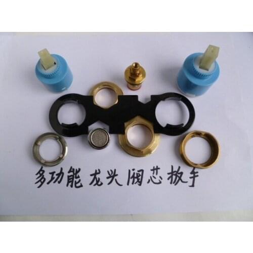 Vidric Multifunctional 35/40 spool wrench Removable internal four-point spool gland faucet installation and maintenance tools