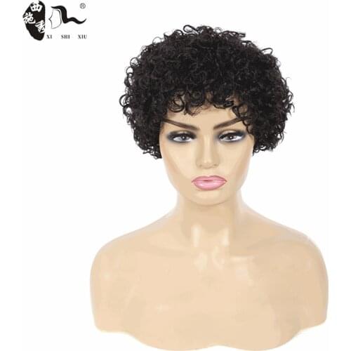 XISHIXIU Black Wigs