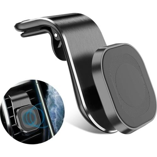 High Quality 1PC 360 Degrees Car Mobile Phone Holder Metal Support Universal Stand Bracket in Auto Mount Mini Air Vent Clip