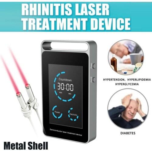650nm Rhinitis Semiconductor Soft Laser Therapy Device Nose Irradiation Cholesterol Red Light Treatment Instrument