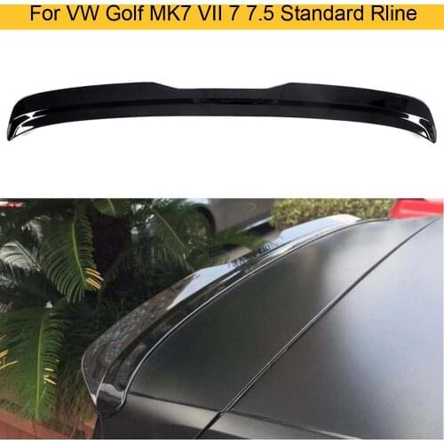 ABS Black Car Rear Spoiler Wing for Volkswagen VW GOLF MK7 VII 7 7.5 Standard Rline 2014-2019 Rear Trunk Spoiler Wing Boot Lip