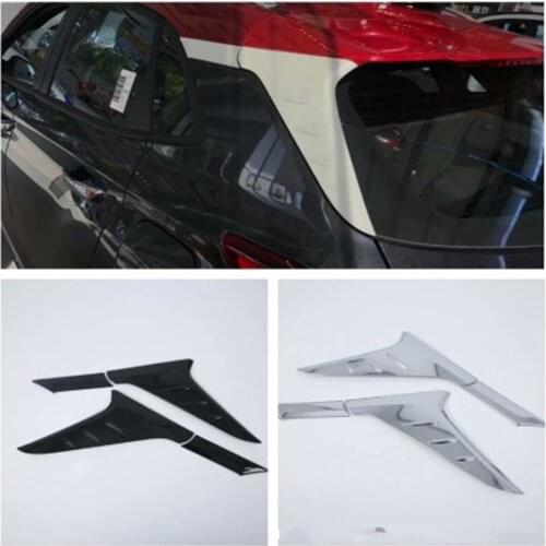 For Hyundai Encino 2018 Car Rear Window Side Air Fender Trim Cover ABS Car Styling Moldings Decoration