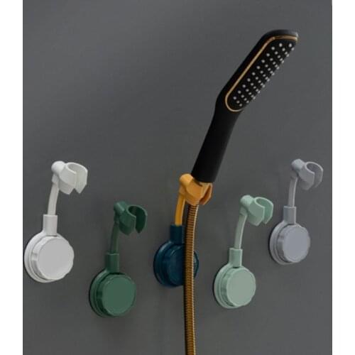 T3EC Shower Head Holder 360 Degree Adjustable Handheld Showerhead Bracket Adjustable Shower Holder Removable No-Punching