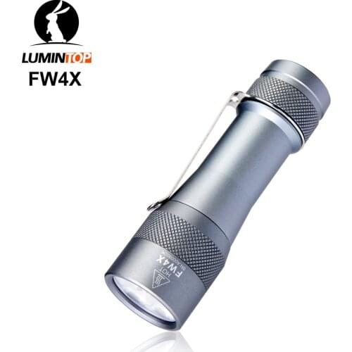 Lumintop FW4X 18650 flashlight 4*LED can adjust color temeperature 3000K to 6500K with tail switch 3500 lumens 250 meters