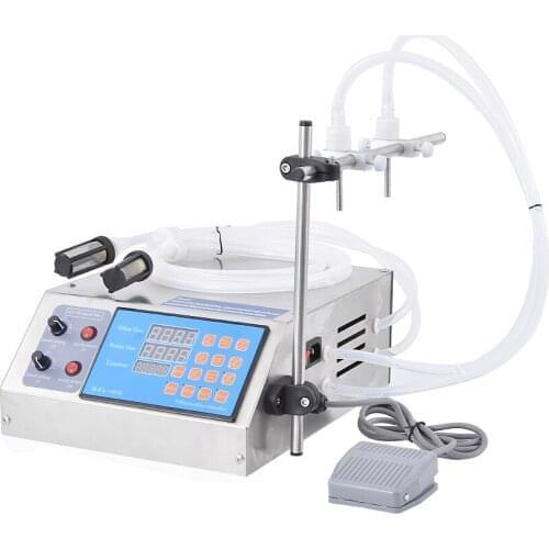 GZL-50-2 Gear pump liquid filling machine (3-4000ml) for perfume,oil,juice,water,sauce,milk