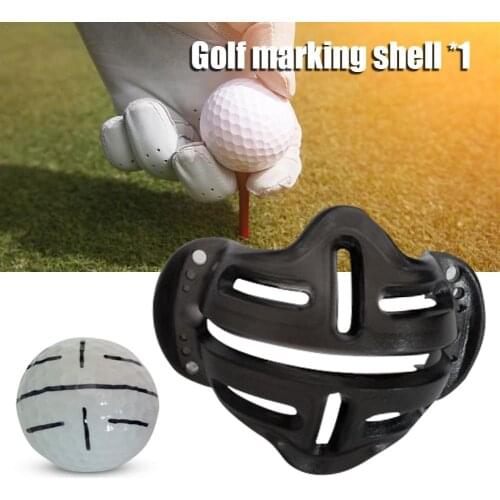 Hot Golf Ball Alignment Identification Tool Putt Positioning Ball Golf Line Marker Golf Training Template Alignment Marks Tool