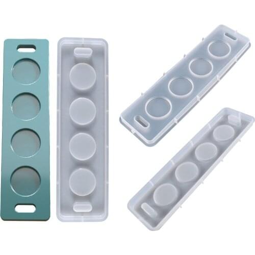 Wine Glass Tray Crystal Epoxy Resin Mold For Handmade DIY Coaster Silicone Mould Home Ornaments Decoration Crafts Making Tools