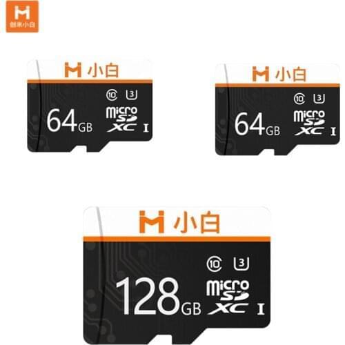 Original Youpin Xiaobai Micro SD Card 32G 64G 128G Max 98MB/S Memory Card Class10 TF Flash Card for Laptop Phone Camera Recorder