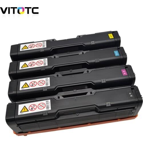 4Pcs 1Set Toner Cartridge Compatible For Ricoh Aficio SPC340DN SP C340dn 340 Color Laser Printer