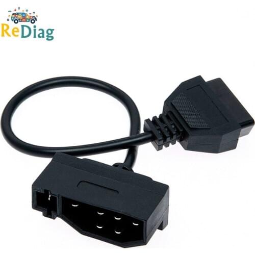 Best Quality 7 Pin to OBDII 16 Pin For Ford Car Diagnostic Connector OBD OBDII Adapter For Ford 7Pin Male to 16Pin OBDII