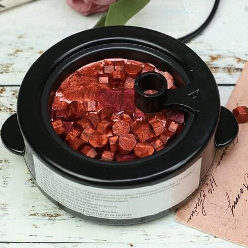 Mini Seal Glue Pot Fire Wax Warmer Melts Electric Heater Wax Bar Sticks Beads Melting Furnace Tool Stove for Wax Seal Stamp