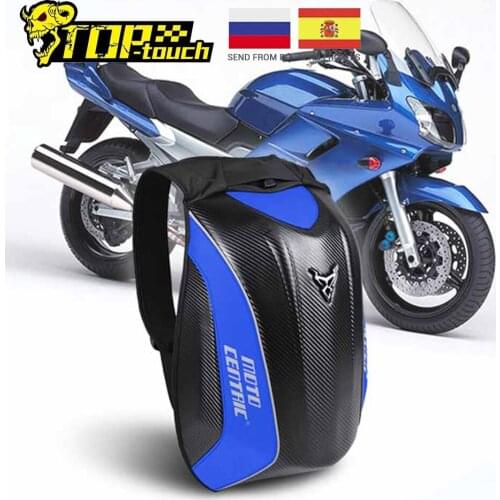 Waterproof Motorcycle Bag Carbon Fiber Motorcycle Backpack For Motocross Tank Bag Reflective High Capacity Motorcycle Helmet Bag