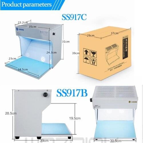 Mini Dustfree Working Room Bench Clean Table Precision instrument Mobile Phone iPad Repair