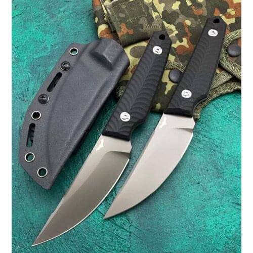 DC53 Blade G10 Handle Fixed Blade Knife Outdoor Hunting Tactics Survival Jungle Rescue Full Tang Straight Knife