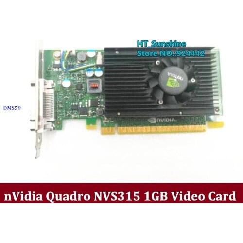 Original High Quality nvidia quadro NVS315 1GB Video Graphic Card DDR3 1024MB PCI-E nvs 315 professional card