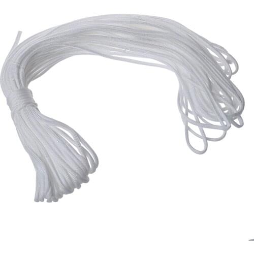 100ft 7 Strand 550 Survival Bushcraft Paracord Parachute Cord Lanyard TYPE III - White