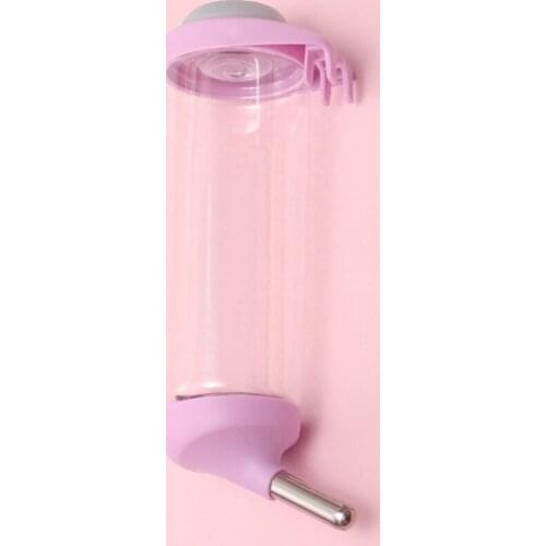 Pet Water Feeder No Drip Cage Hanging Automatic Drinking Bottle for Puppy Cats