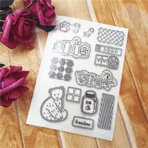 11*16CM Hot sale feather Clear Stamps / Silicone Seals Roller Stamp for DIY scrapbooking photo album/Card Making