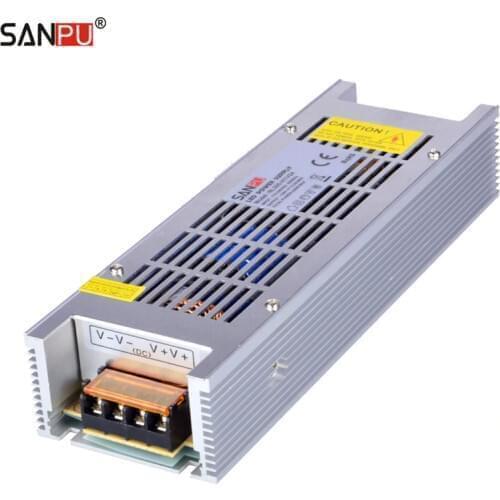 SANPU SMPS 300w 24v LED Driver 12a Constant Voltage Switching Power Supply 220v 230v ac-dc Lighting Transformer Fanless Indoor
