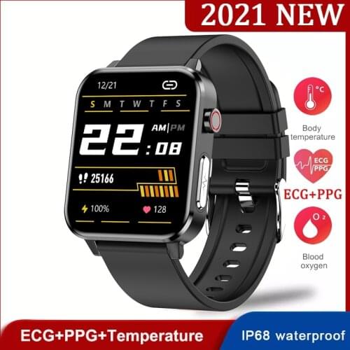 ECG+PPG Smart Watch Men Women Fitness Tracker Sports Watch Bracelet Pressure Oxygen Body Temperature Smartwatch Fro Android Ios