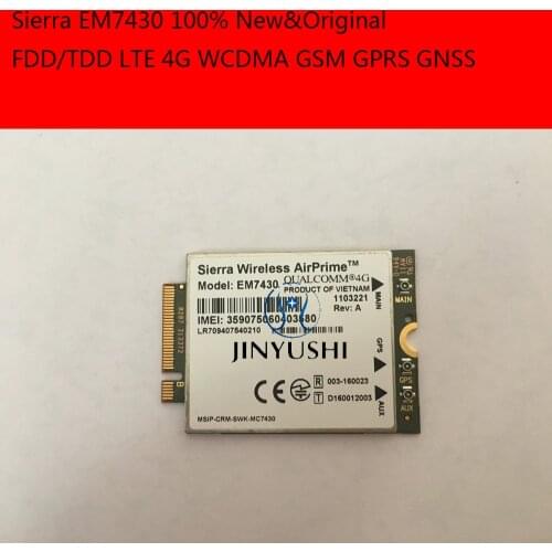 EM7430 sierra wireless standard version B1/B3/B5/B7/B8/18/19/B21/B28/B38/B39/B41 FDD/TDD LTE 4G+GNSS 100% New&Original