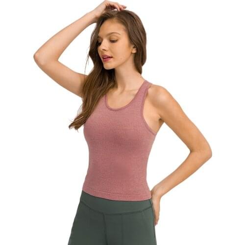 Women Yoga Vest Tight Sports Bra Fitness Clothing Female Gym Top Shockproof Without Steel Ring Shockproof Support With Chest Pad