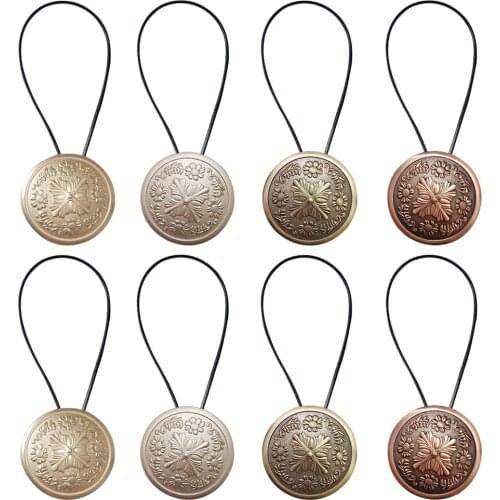 1Pairs Magnetic Curtain Tie Back Curtain Tieback Holder Clips Buckles Drape Tiebacks Magnetic Curtain Drapery Holdbacks
