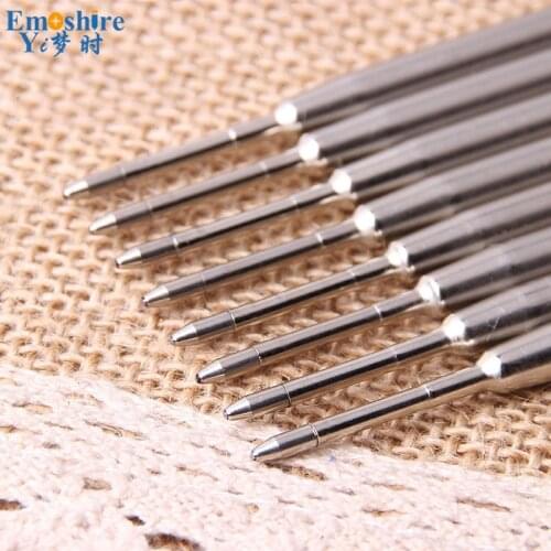 10 Pieces/lot Top Quality Pen Refill Roller Ball Pen Refill Blue Ink Black Ink Refill Can OEM Logo P014