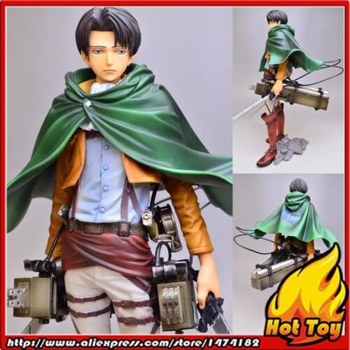 100% Original BANPRESTO Master Stars Piece (MSP) Collection Figure - Levi + 3D Maneuver Gear from "Attack on Titan"