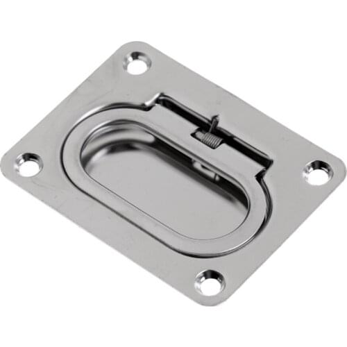 2pcs Stainless Steel Spring Hatch Lifting Recessed Pull Handle Marine Boat
