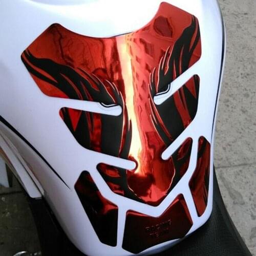 80% Hot Sell 2Pcs Fishbone Oil Gas Fuel Tank Sticker Protector Universal Motorcycle Decal