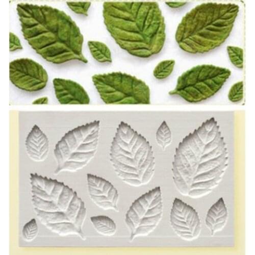 3D 1 piece Leaf DIY Silicone Cake mold Fondant Mold Cake Decorating Tools Chocolate Mold Baking Mold Kitchen Accessories