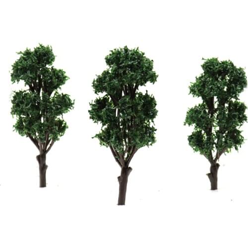 8cm Trees Model For Railroad Landscape Scenery Diorama Miniatures Plastic Arquitectura Building Materials The Micro Structures