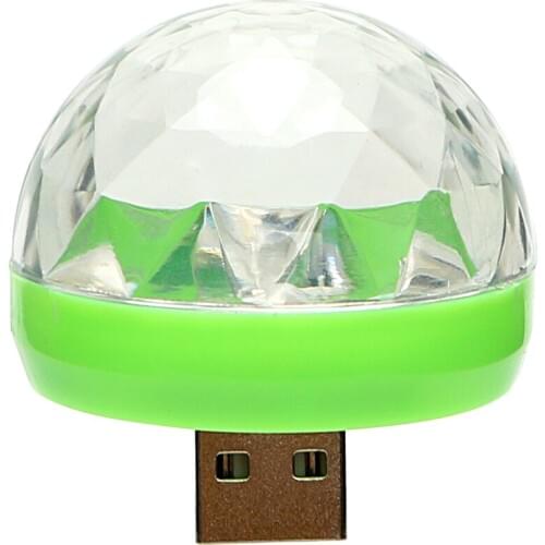 Car Styling Car LED Decorative Lamp Mini RGB Atmosphere Light Auto Interior LED USB Club Disco Magic Stage Effect Lights