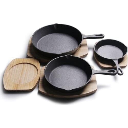 Picnic Cast Iron Pot Cookware Mini Small Frying Pan Shaped Egg Mold Breakfast Egg Frying Pots For Kitchen Cooking Tool Barbecue