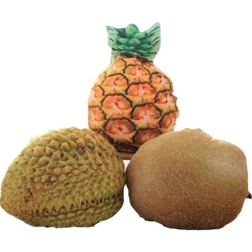 Children plush toy simulation fruit kids Christmas birthday plush stuffed toy gift pillow Durian dragon fruit