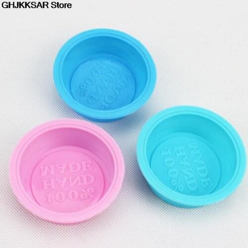 DIY Silicone Mold Round Soap Mold Fondant Cake Decorating Tools