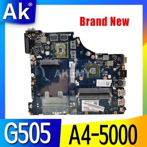 G505 VAWGA/GB LA-9911P motherboard For Lenovo g505 motherboard la-9911p motherboard with A4 CPU Test