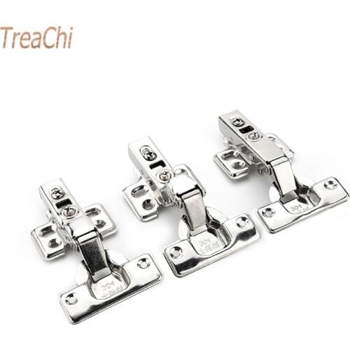 Stainless Steel Door Hydraulic Hinges Damper C Series Hinge Buffer Soft Close For Cabinet Cupboard Furniture Hardware