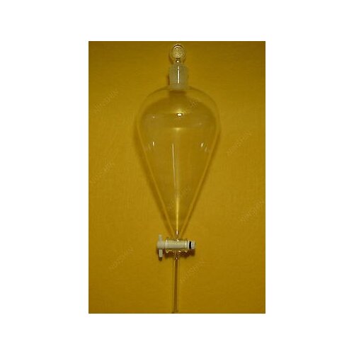PTFE Valve,3000ML,Glass Pyriform separatory funnel,3L,straight tip