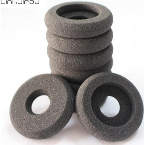 Linhuipad wholesale 1000pcs 55mm Donut foam ear pads sponge ear cushion 5.5cm call center headset earpads