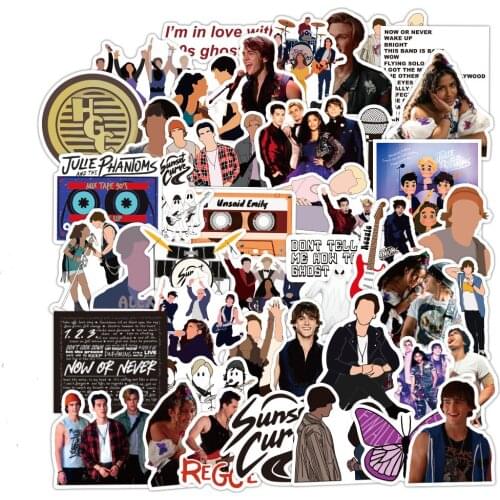 10/50Pcs/Pack SUNSET CURVE Graffiti Stickers Divination Stickers For Luggage Laptop Refrigerator Motorcycle Skateboard Pegatinas