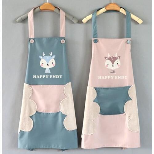 New Waterproof Polyester 1Pcs Striped Apron Woman Adult Bibs Home Cooking Baking Coffee Shop Cleaning Aprons Kitchen Accessory