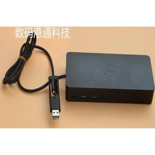 Original Dell-D6000 USB-C and USB3.0 dual-connection docking station Three 4K screens