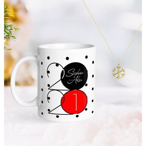 Personalized 2021 Happy birthday Mug and Snow Them Kolye-15