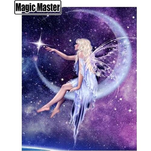 Full Square Diamond Painting Fairy Picture of Rhinestone 5D Diamond Embroidery SALE DIY Hobby Diamond Mosaic Bead Work Art