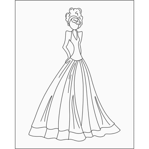 Rubber Silicone Clear Stamps for Scrapbooking Tampons Transparents Seal Background Stamp Card Making Diy girl