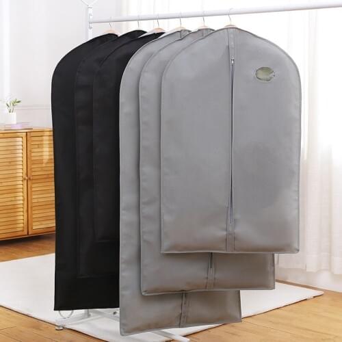 1pcs Dust-proof overcoat, suit cover, transparent home non-woven suit bag dress bag clothes dust cover garment bags