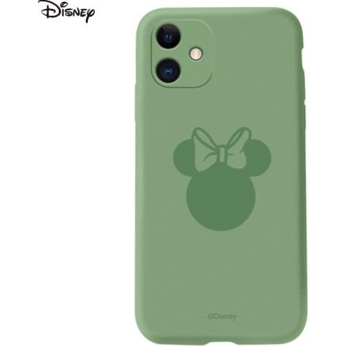DISNEY 2021 Minnie Silicone Case for IPhone 11 Pro Xs Max iPhone SE 2020 6 6S 7 8 Plus Official Liquid Silicon 360 Full Cover